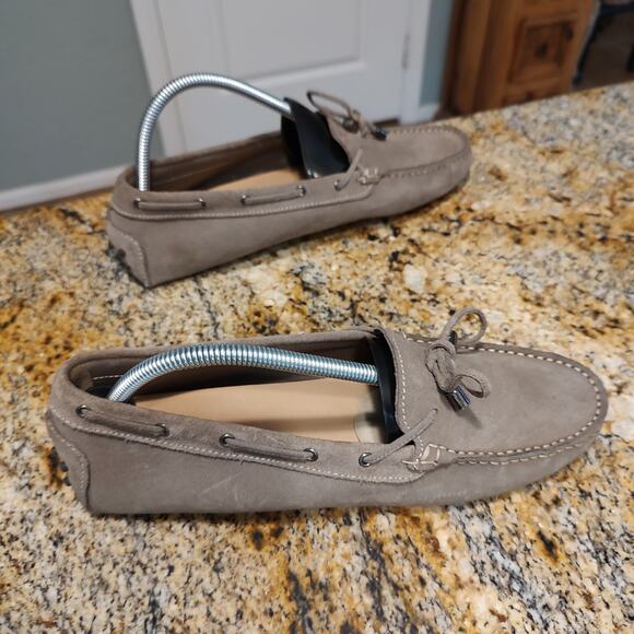 Soldini Women's Suede Loafers Size 10.5 or 42 #20473 Made in Italy - Picture 5 of 13
